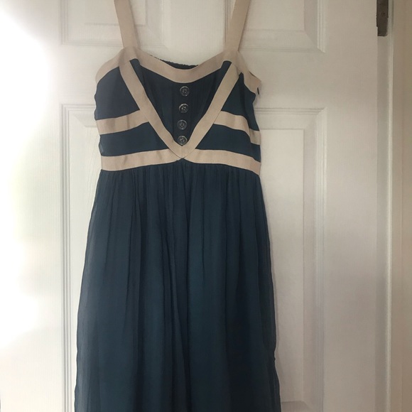 Anthropologie Butlapp Skyfall blue dress Size 2 - Picture 2 of 5